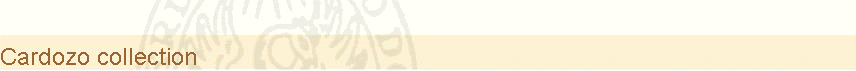 Cardozo collection