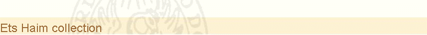 Ets Haim collection